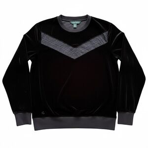 VTG Ralph Lauren Velvet Lace Pullover Retro 80s Vintage